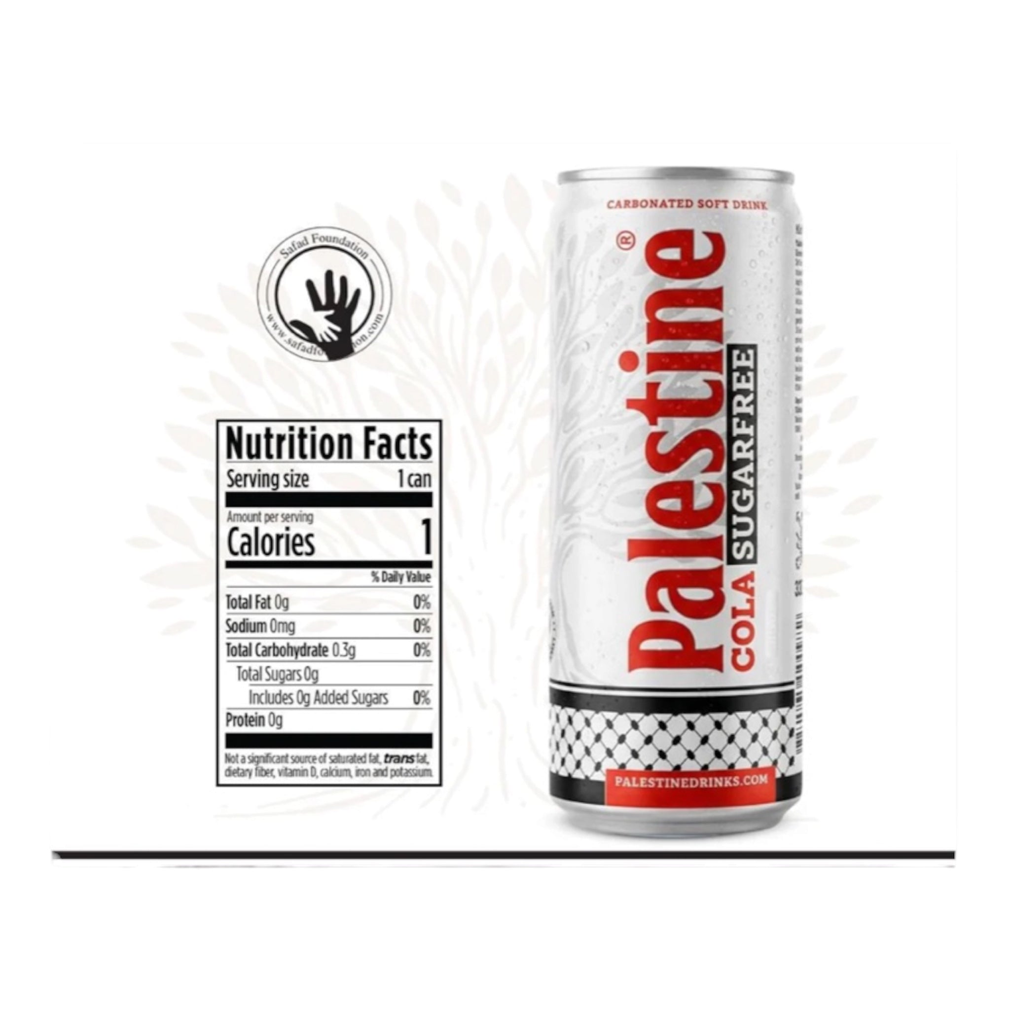 Palestine cola sans sucre 33cl